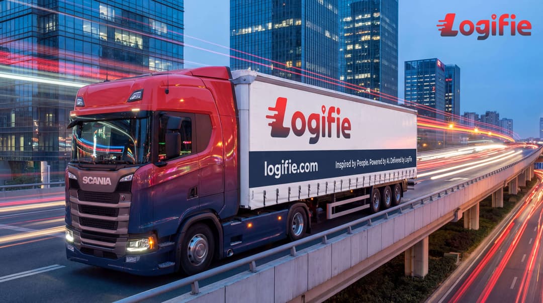 Modern logistics fleet vehicle