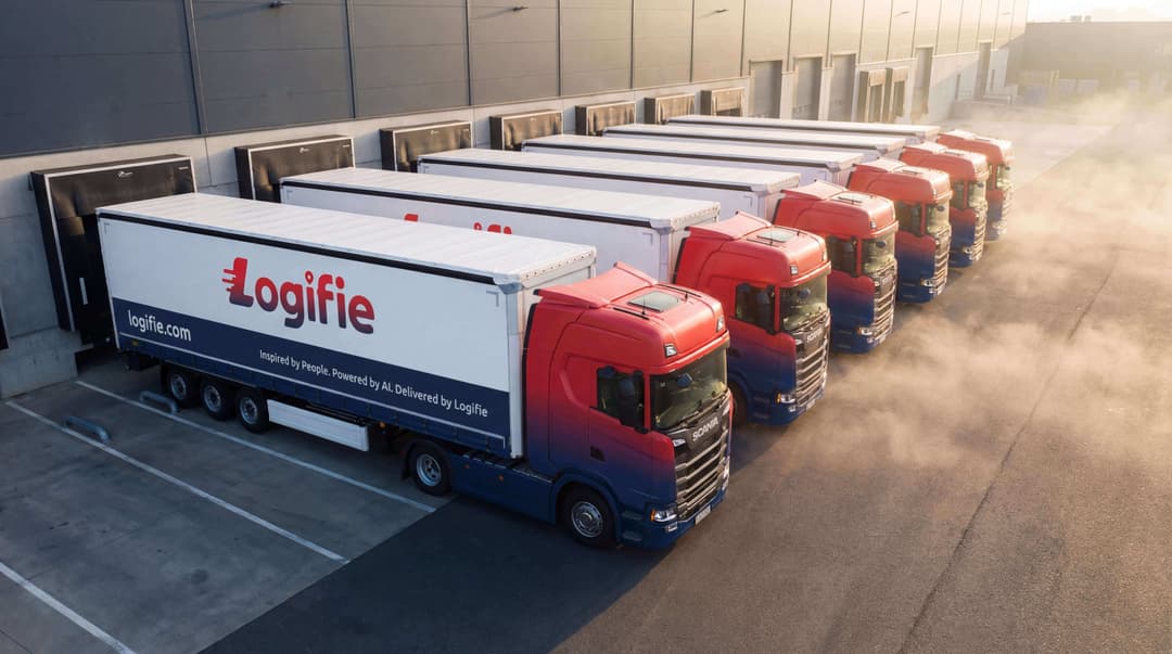 Modern logistics fleet vehicle