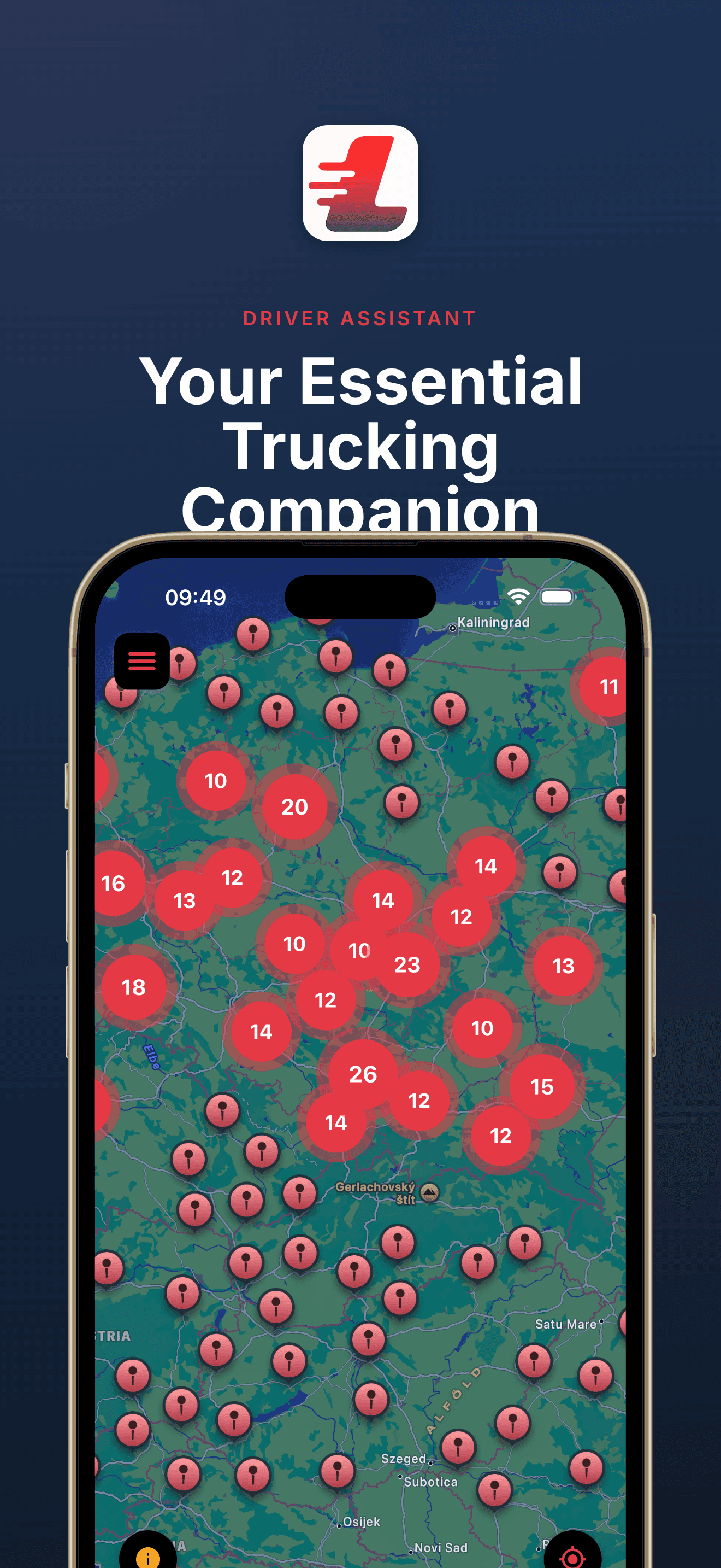 Driver Assistant app hero