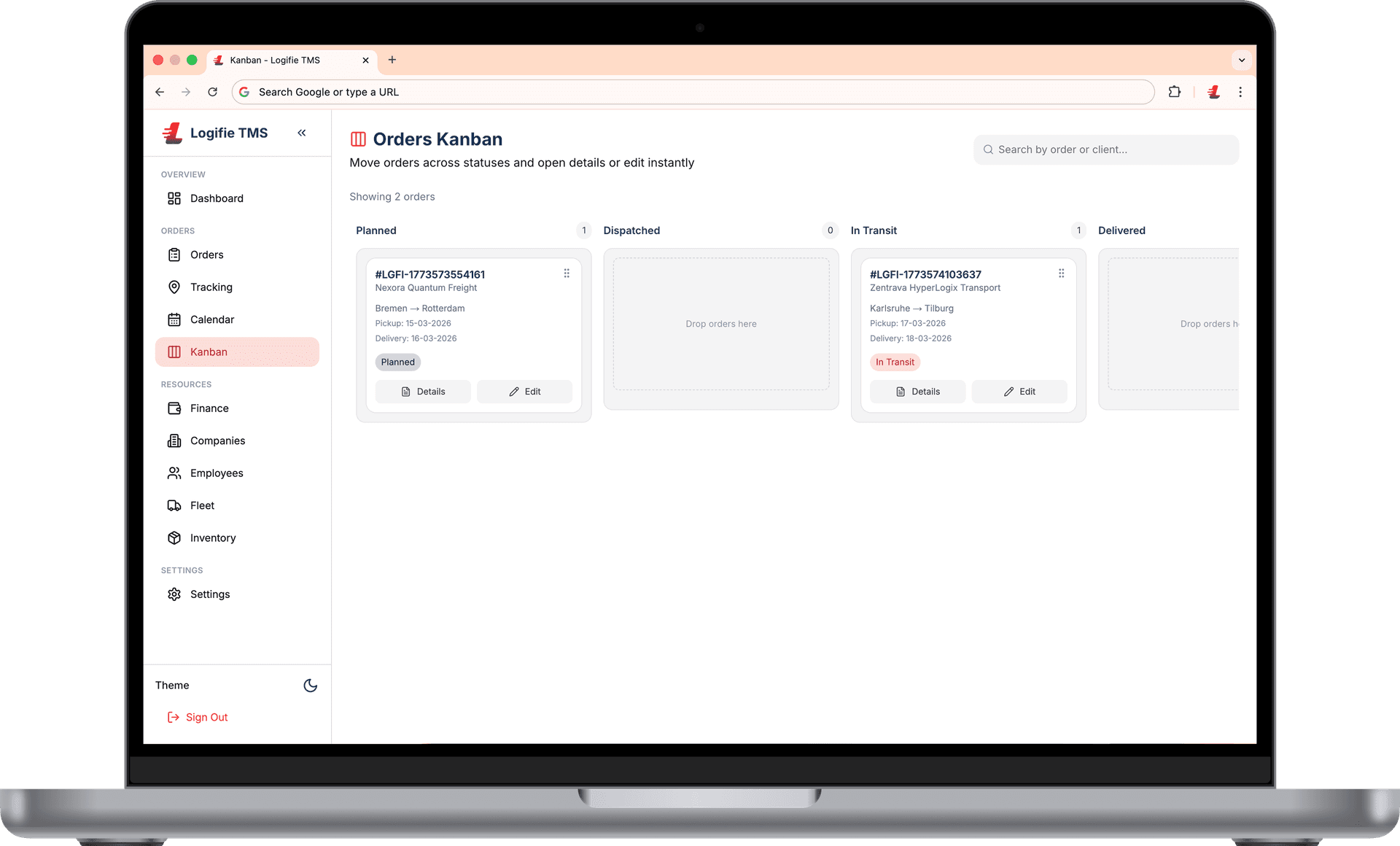 From Draft to Delivery — Every Step Tracked